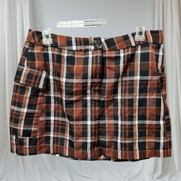 Forever 21 Skirt Size Large Plaid Pleated Schoolgirl - Picture 2 of 6